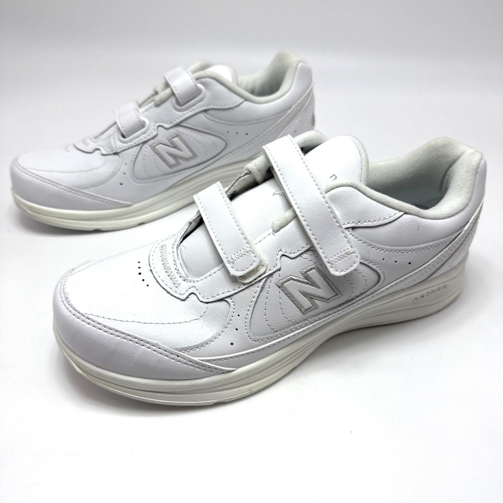 New Balance 577 Abzorb DSL-2 Womens Size 8.5 D Wide Hook & Loop White